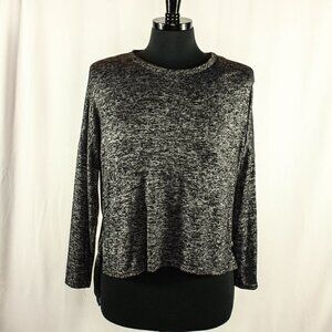 Olivia Rae High Low Knit Top Dolman Sleeve…